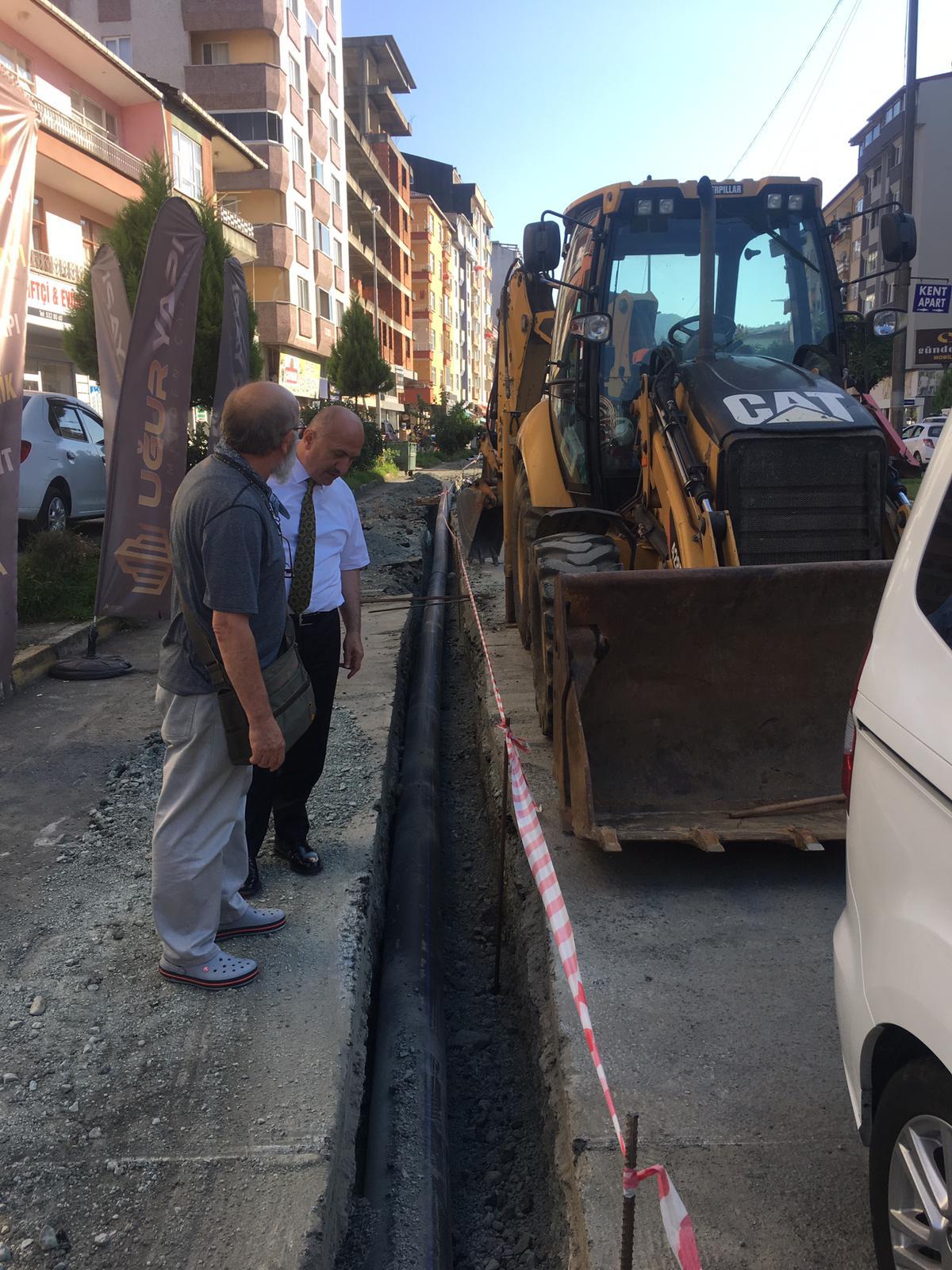 İçme Suyu İsale Hattında Yenileme Çalışmaları Başlatıldı